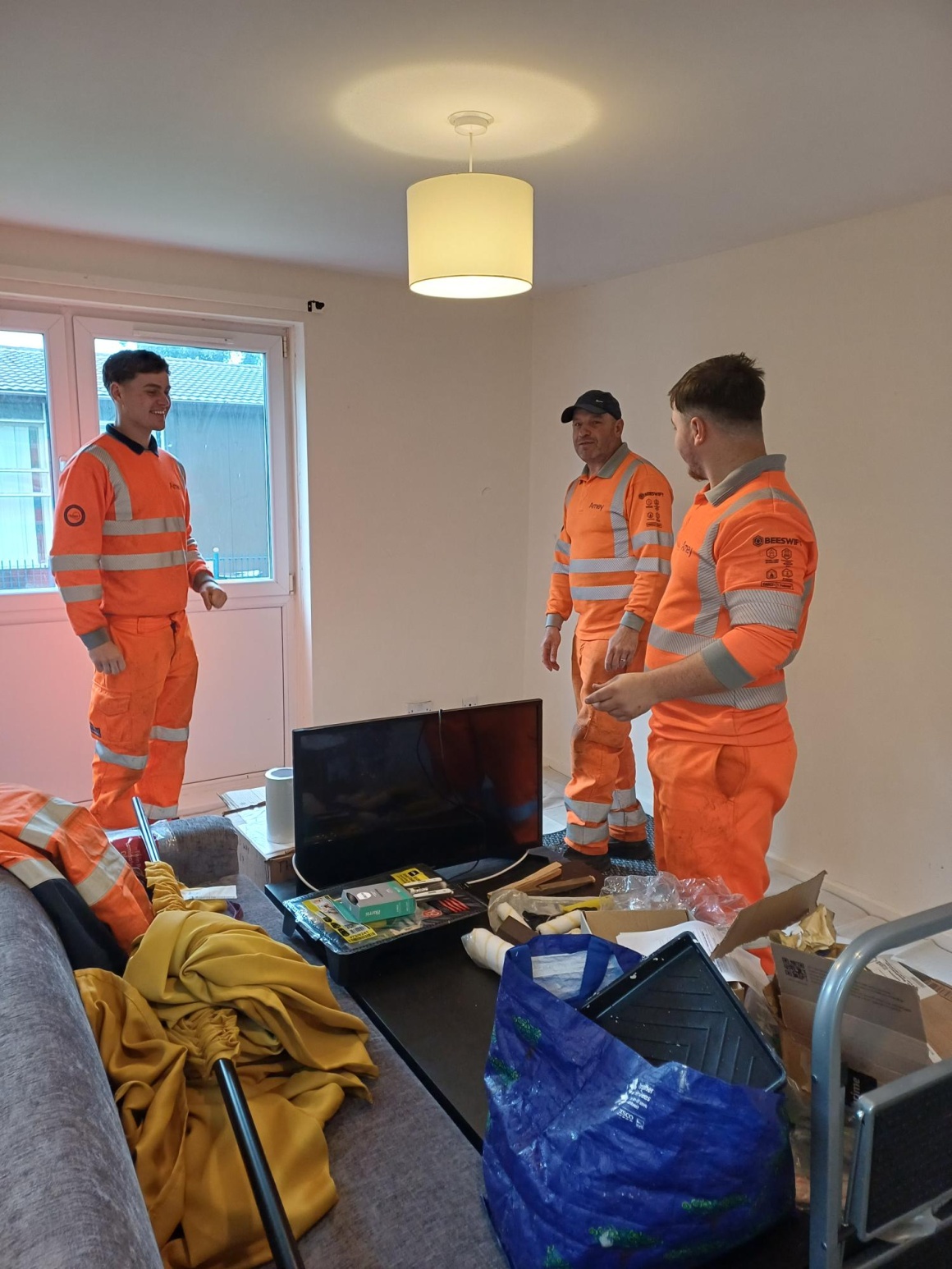 Amey Volunteers Help Transform National House Project Training Flat in Walsall